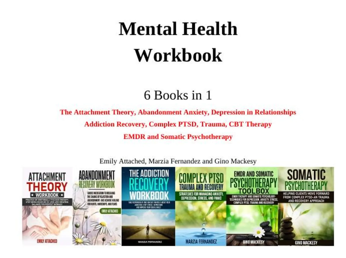 Mental Health Workbook: 6 Books in 1 – Attachment Theory, Abandonment Anxiety & More - Image 2