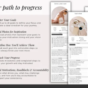 Goal Planner 2026, Goal Planner Spreadsheet, Google Sheets Planner, Digital Excel New Year Resolution Template, Annual & Monthly Goal Tracker, SMART Goals, Vision Board