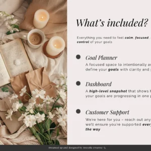 Goal Planner 2026, Goal Planner Spreadsheet, Google Sheets Planner, Digital Excel New Year Resolution Template, Annual & Monthly Goal Tracker, SMART Goals, Vision Board