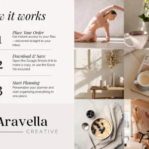 Goal Planner 2026, Goal Planner Spreadsheet, Google Sheets Planner, Digital Excel New Year Resolution Template, Annual & Monthly Goal Tracker, SMART Goals, Vision Board