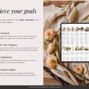 Goal Planner 2026, Goal Planner Spreadsheet, Google Sheets Planner, Digital Excel New Year Resolution Template, Annual & Monthly Goal Tracker, SMART Goals, Vision Board